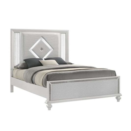 New Classic Furniture - Stardust 60in Western King Bed-White - 00-1583-200 veiw 1