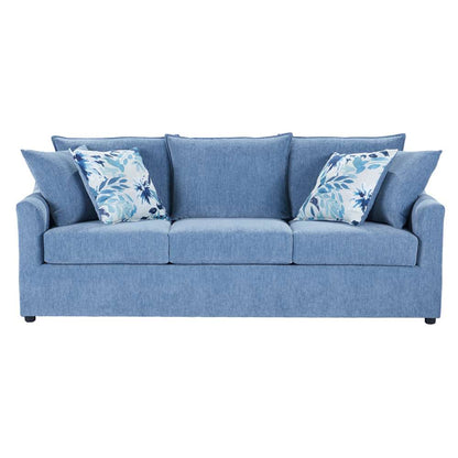 New Classic Furniture - Sylvie Sofa W/4 Accent Pillows-Slate Blue - U1270-30-BLU veiw 1