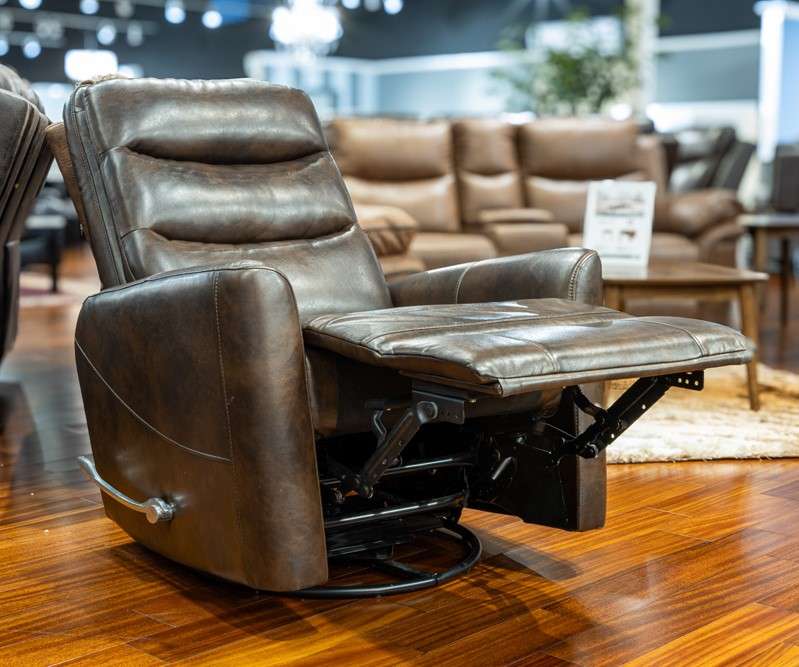 New Classic Furniture - Takami Swivel Recliner-Brown - U2518-14-BRN veiw 1