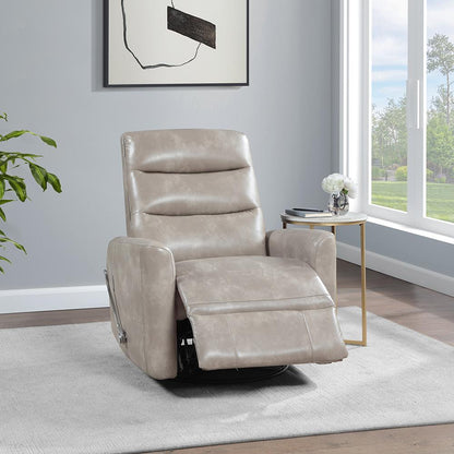 New Classic Furniture - Takami Swivel Recliner - Gray - U2518-14-GRY veiw 2