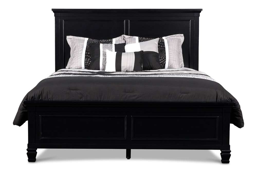 New Classic Furniture - Tamarack 5/0 Queen Panel Bed -Black - 02-044B-300 veiw 3