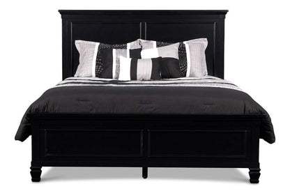 New Classic Furniture - Tamarack 5/0 Queen Panel Bed -Black - 02-044B-300 veiw 3