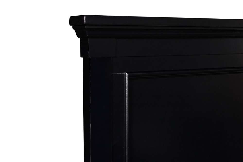 New Classic Furniture - Tamarack 5/0 Queen Panel Bed -Black - 02-044B-300 veiw 6
