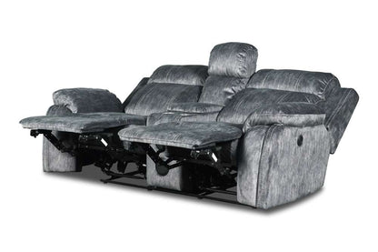 New Classic Furniture - Tango Console Loveseat With Speaker & power Fr-Shadow - U396-25P1-SHW veiw 2