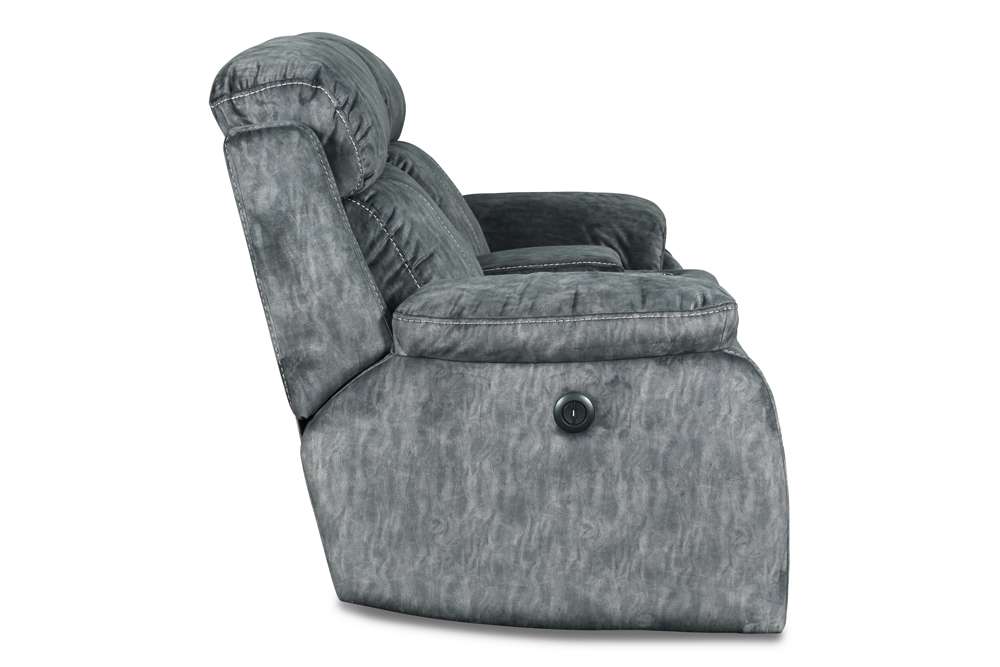 New Classic Furniture - Tango Console Loveseat With Speaker & power Fr-Shadow - U396-25P1-SHW veiw 4