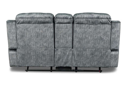 New Classic Furniture - Tango Console Loveseat With Speaker & power Fr-Shadow - U396-25P1-SHW veiw 8