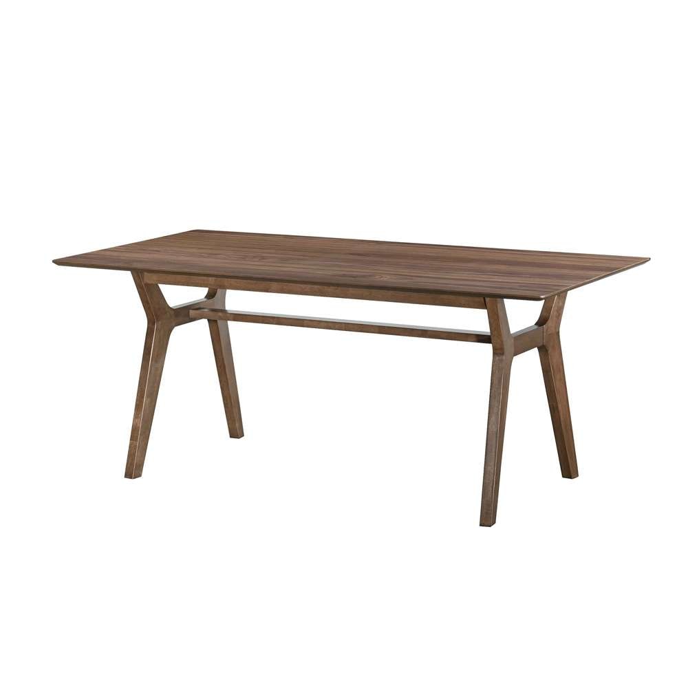 New Classic Furniture - Thea 70in Rectangular Wood Dining Table - Walnut Brown - D1750-10 veiw 1
