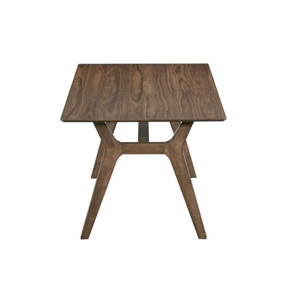New Classic Furniture - Thea 70in Rectangular Wood Dining Table - Walnut Brown - D1750-10 veiw 5