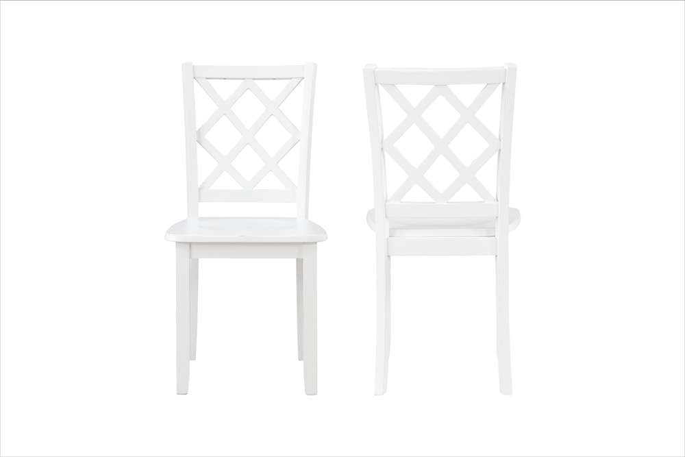New Classic Furniture - Trellis Dining Chair (Set of 2)-White - D5030-20-WHT veiw 1
