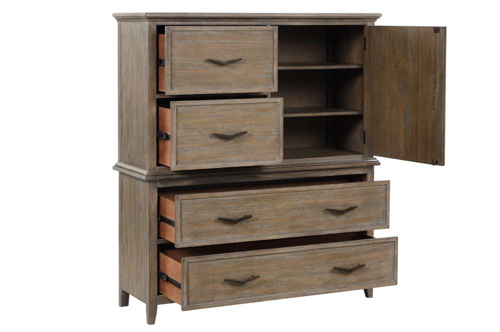 New Classic Furniture - Tybee Bachelors Chest Top and Base - Sand - B6428-071T_B6428-071B view 5