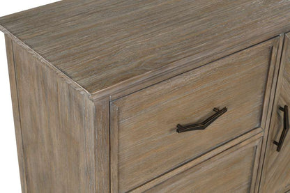 New Classic Furniture - Tybee Bachelors Chest Top and Base - Sand - B6428-071T_B6428-071B view 6