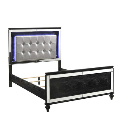 New Classic Furniture - Valentino 3/3 Twin Bed - Black - 00-9698B-500 veiw 4