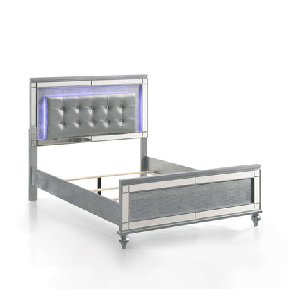 New Classic Furniture - Valentino 4/6 Full Bed - Silver - 02-9698S-400 veiw 4