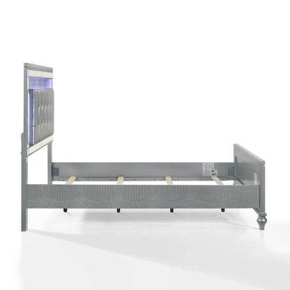 New Classic Furniture - Valentino 4/6 Full Bed - Silver - 02-9698S-400 veiw 6