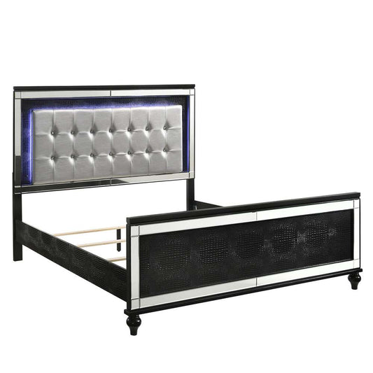 New Classic Furniture - Valentino 6/0 Wk Bed - Black - 02-9698B-200 veiw 2