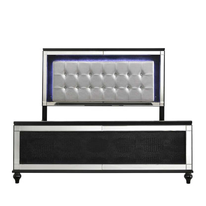 New Classic Furniture - Valentino 6/0 Wk Bed - Black - 02-9698B-200 veiw 3