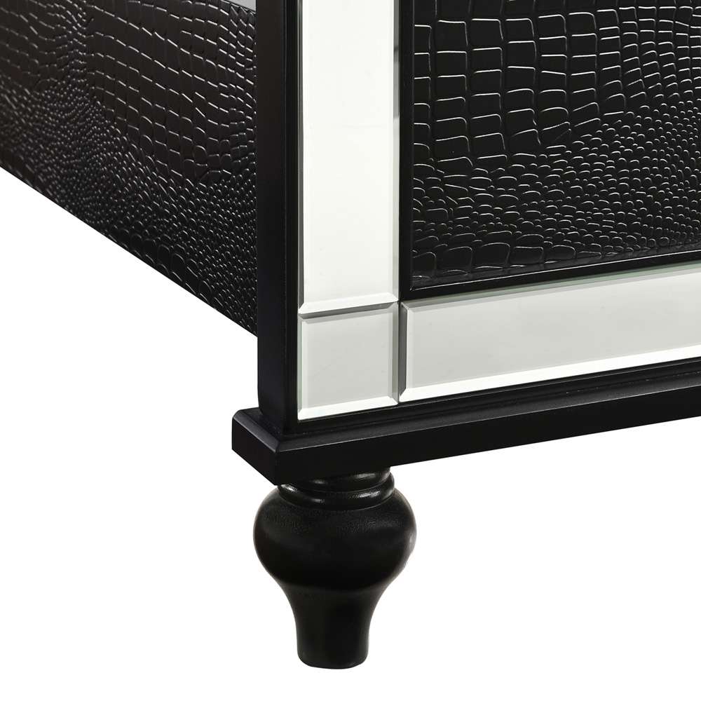 New Classic Furniture - Valentino 6/0 Wk Bed - Black - 02-9698B-200 veiw 5