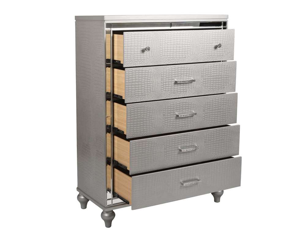 New Classic Furniture - Valentino Chest-Silver - BA9698S-070 view 4