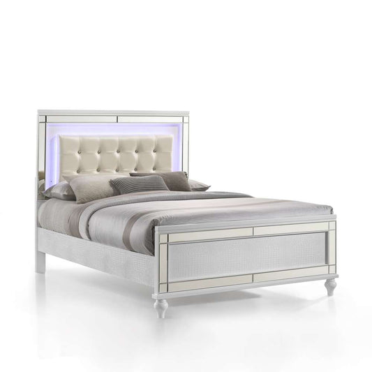 New Classic Furniture - Valentino Full Bed - White - 02-9698W-400 view 1