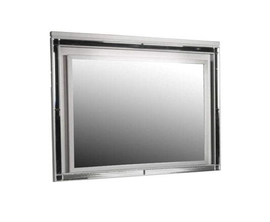 New Classic Furniture - Valentino Lighted Mirror-Silver - BA9698S-060 veiw 1