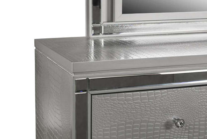New Classic Furniture - Valentino Lighted Mirror-Silver - BA9698S-060 veiw 4