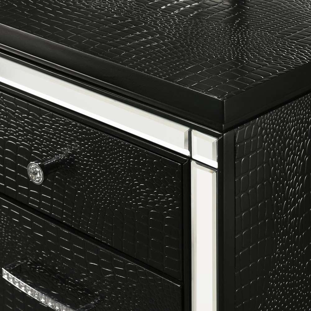 New Classic Furniture - Valentino Vanity Table-Black - BA9698B-090 veiw 4