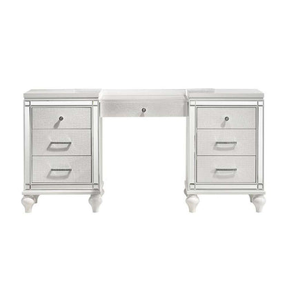 New Classic Furniture - Valentino Vanity Table-White - BA9698W-090 veiw 1