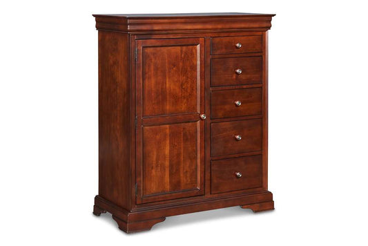 New Classic Furniture - Versailles Door Chest- Bordeaux - BH1040-073 veiw 1