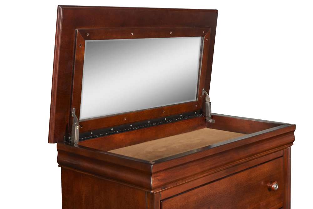 New Classic Furniture - Versailles Lift Top Chest- Bordeaux - BH1040-070 veiw 7