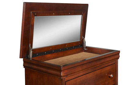 New Classic Furniture - Versailles Lift Top Chest- Bordeaux - BH1040-070 veiw 7