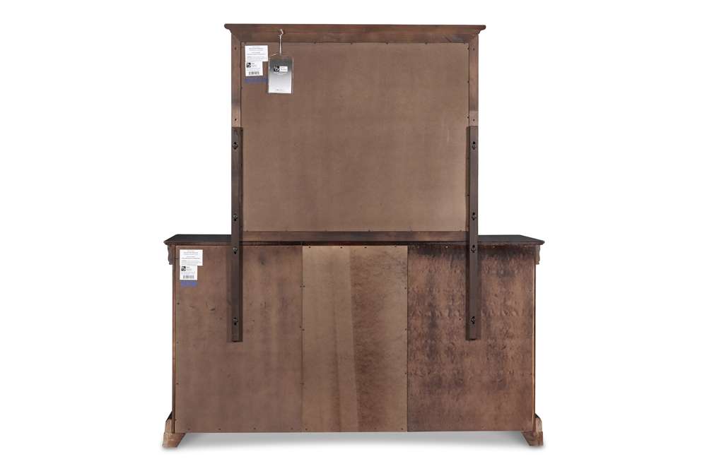 New Classic Furniture - Versailles Landscape Mirror- Bordeaux - BH1040-060 veiw 3