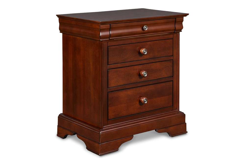 New Classic Furniture - Versailles Nightstand- Bordeaux - BH1040-040 veiw 1