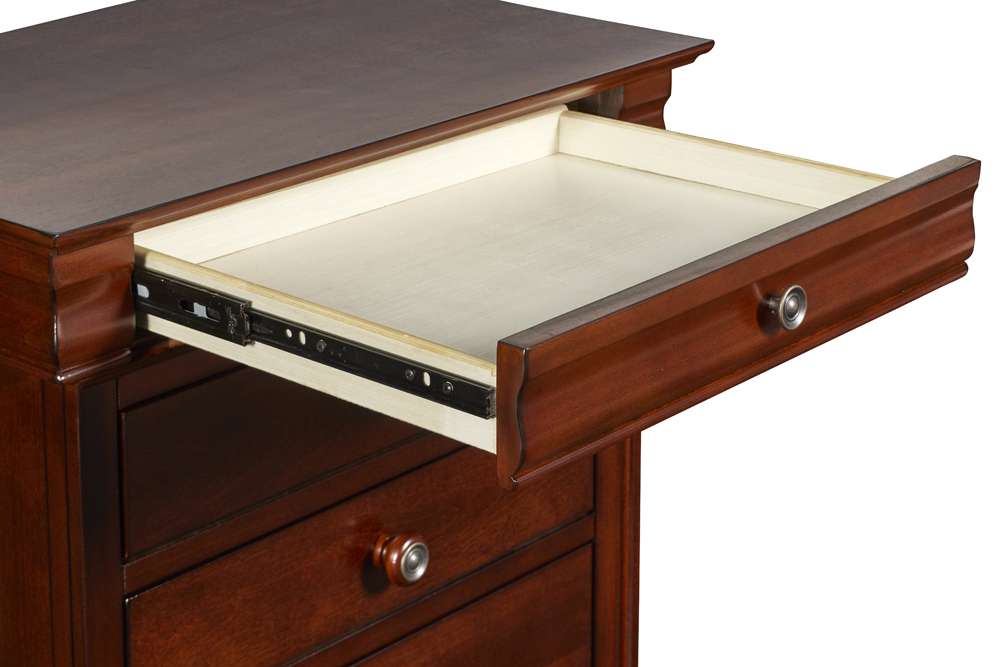New Classic Furniture - Versailles Nightstand- Bordeaux - BH1040-040 veiw 5