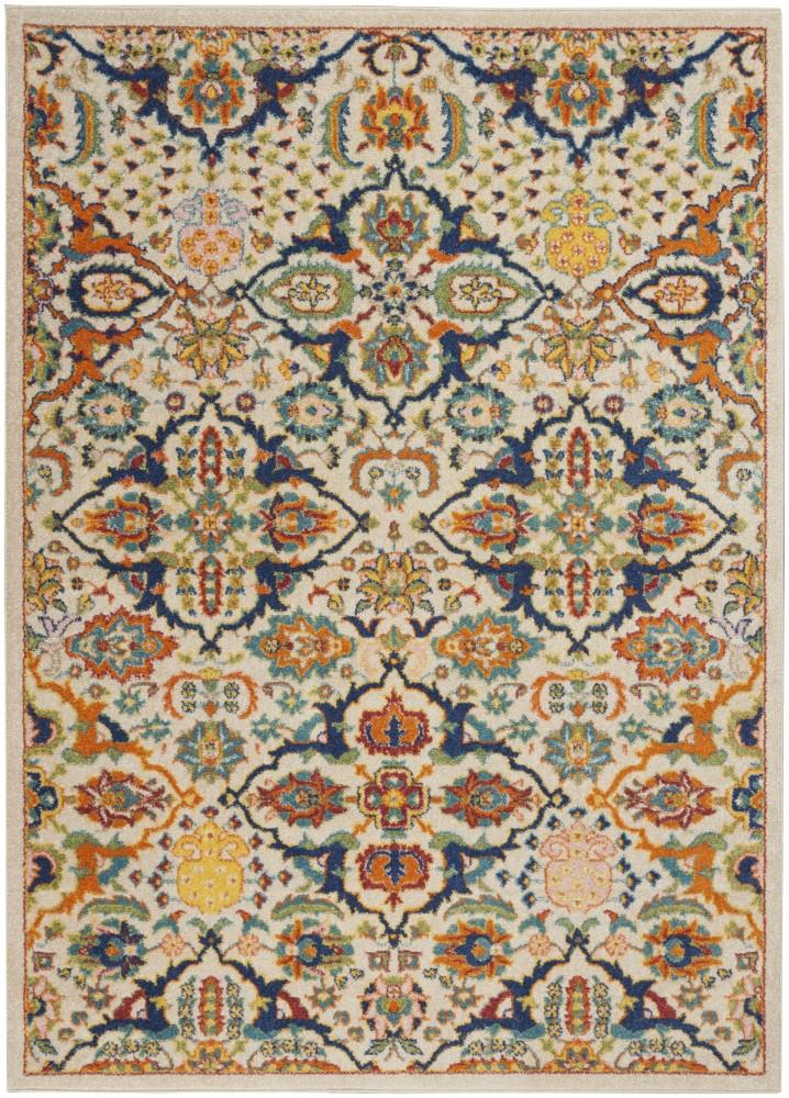 Nourison - Allur Area Rug - 53in x 73in Ivory Multicolor - ALR03-99446838100 veiw 1