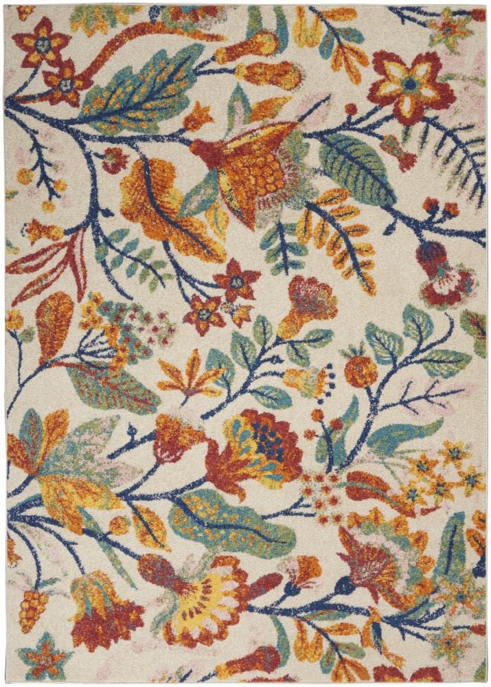 Nourison - Allur Area Rug - 4 x 6 Ivory Multicolor - ALR09-99446839473 veiw 1