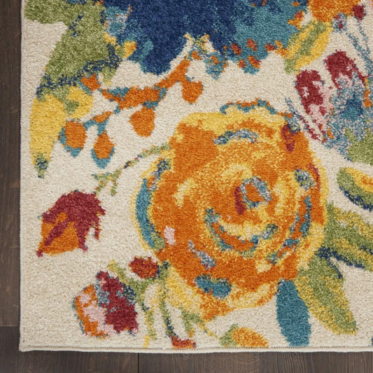 Nourison - Allur Area Rug - 53in x 73in Ivory Multicolor - ALR07-99446839091 veiw 2