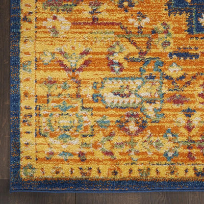 Nourison - Allur Area Rug - 53in x 73in Orange Multicolor - ALR04-99446838438 - CLOSEOUT veiw 2