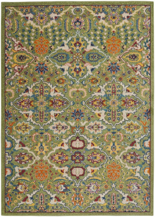 Nourison - Allur Area Rug - 4 x 6 Sage Ivory - ALR03-99446837462 veiw 1