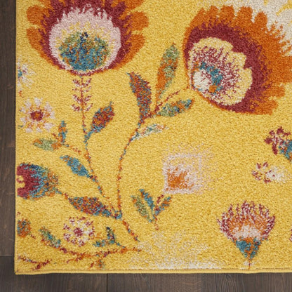Nourison - Allur Area Rug - 53in x 73in Yellow Multicolor - ALR08-99446839169_CLOSEOUT veiw 2