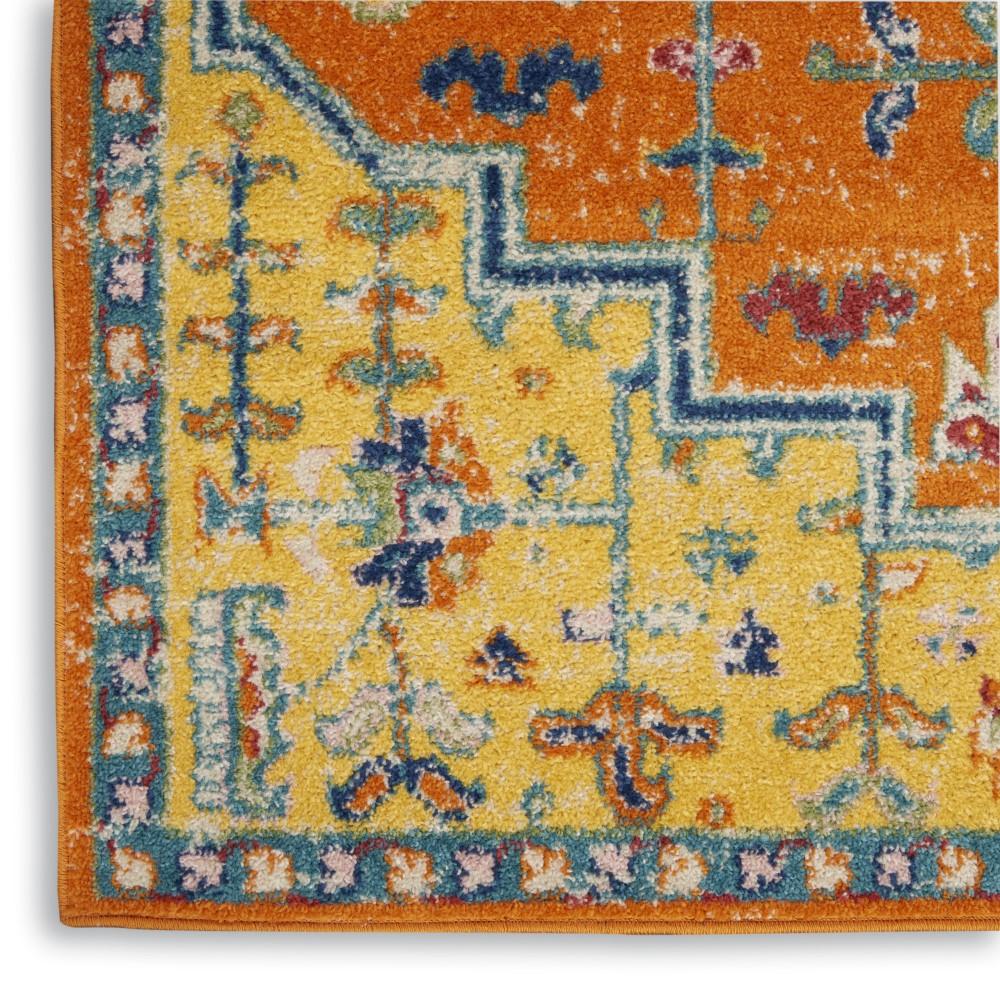 Nourison - Allur Area Rug - 53in x 73in Orange Multicolor - ALR01-99446837998 - CLOSEOUT veiw 2