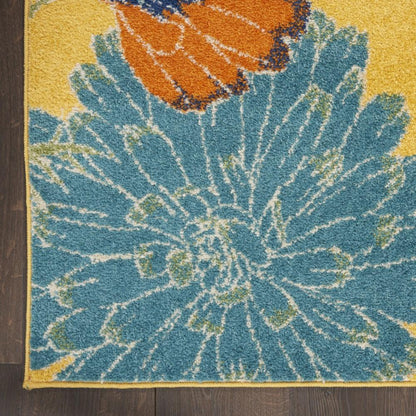 Nourison - Allur Area Rug - 53in x 73in Yellow Multicolor - ALR06-99446838940 veiw 2