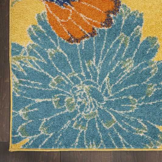 Nourison - Allur Area Rug - 53in x 73in Yellow Multicolor - ALR06-99446838940 veiw 2