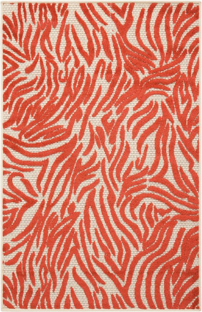 Nourison - Aloha ALH04 Red 28in x 4 Indoor-outdoor Area Rug - ALH04-99446299000_CLOSEOUT veiw 1