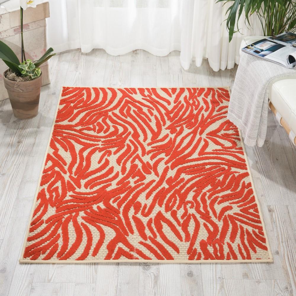 Nourison - Aloha ALH04 Red 28in x 4 Indoor-outdoor Area Rug - ALH04-99446299000_CLOSEOUT veiw 2