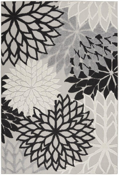 Nourison - Aloha Area Rug - 36in x 56in Black White - ALH05-99446826831 veiw 1