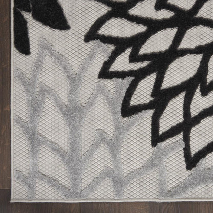 Nourison - Aloha Area Rug - 36in x 56in Black White - ALH05-99446826831 veiw 2