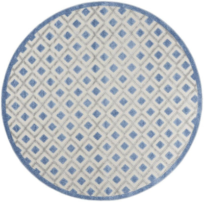 Nourison - Aloha Area Rug - Bone/Blue - ALH26-99446829276 veiw 1