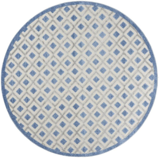 Nourison - Aloha Area Rug - Bone/Blue - ALH26-99446829276 veiw 1