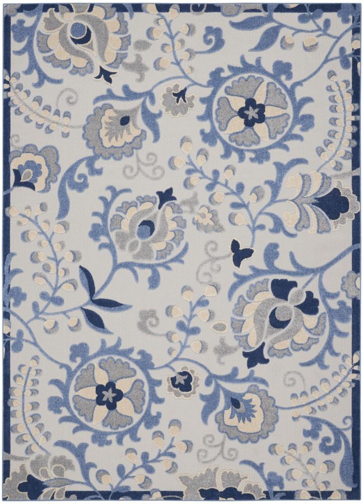 Nourison - Aloha Area Rug - Bone/Blue - ALH17-99446829627 veiw 1