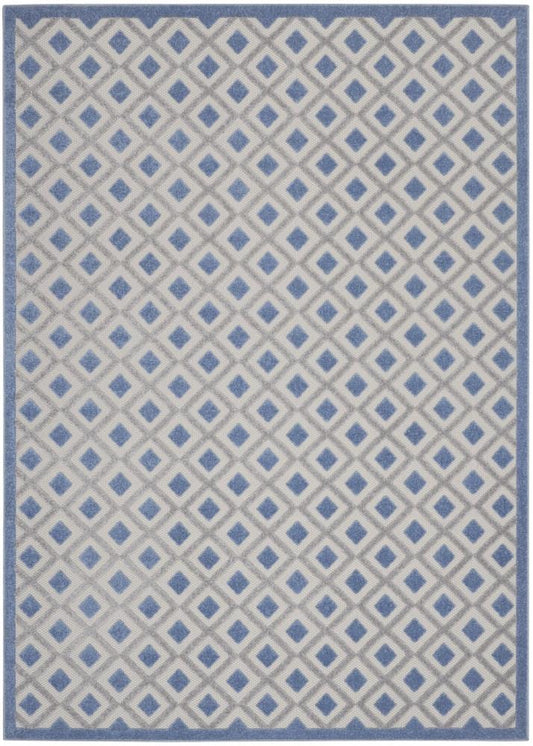Nourison - Aloha Area Rug - Bone/Blue - ALH26-99446829931 veiw 1
